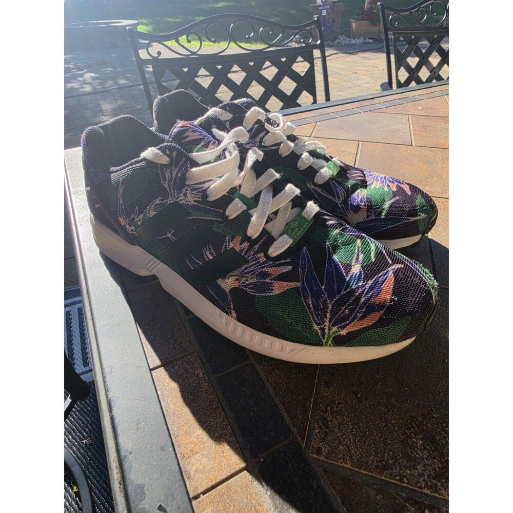 adidas Originals ZX Flux Hawaiian / Bird of Paradise Sneakers – Men's 10.5